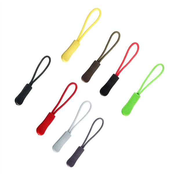10pcs EDC noir zip tirettes Cordon Corde pour Outdoor Voyage Vêtements Sac à dos