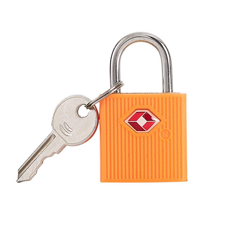 

TSA Замок для багажа с 2 ключами Защитный навесной замок Портативный замок для шкафчика для путешествий оранжевый