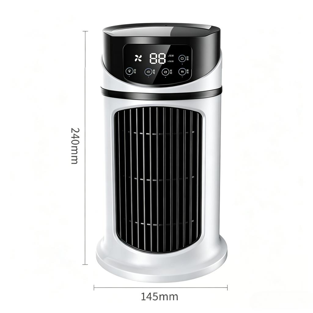 Portable Air Conditioner USB Mini Air Conditioner Air Cooler Fan Water Cooling Fan Air Conditioning Air Cooler for Home Office