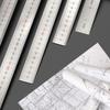 Professional 2Cr13 Steel Measuring Ruler Tool Having Two Measurement Systems For Woodworking And Design Applications