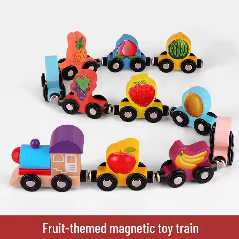 Magnetic Digital Train Building Blocks - Educational Toys for Toddlers (1-3 Years)