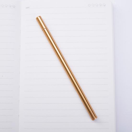 0,5 mm Metallic-Gefühl Student Writing Zeichnung Signing Tinte Gel Stift Schreibwaren Geschenk