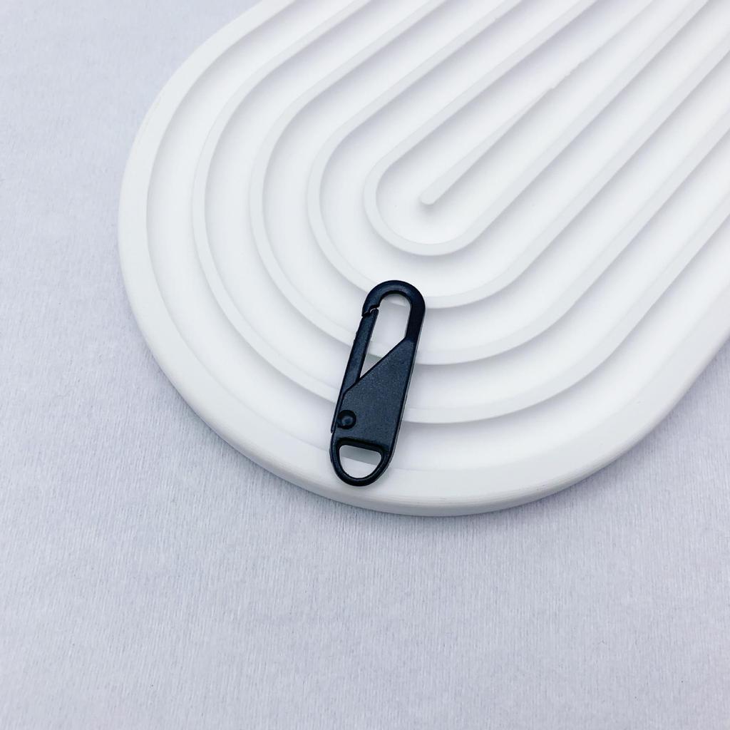 Tool-Free Zipper Pull Tab Replacement for Bags, Backpacks, Coats, and Clothes – Removable Alloy Spring Zipper.