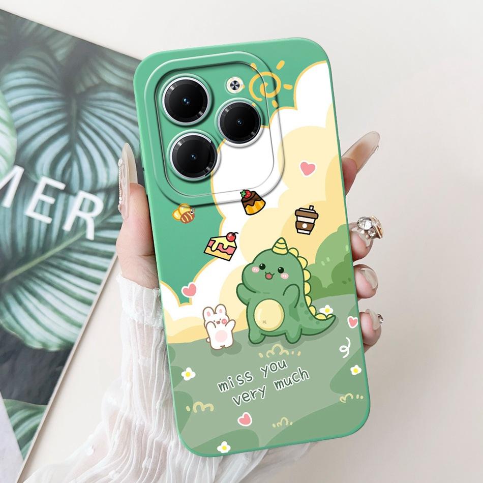 For Infinix Hot 40 Pro Case Hot 40 40i 40Pro Hot40 Hot40i Cute Panda Rabbit Cartoon Soft Silicone Shockproof Phone Cases