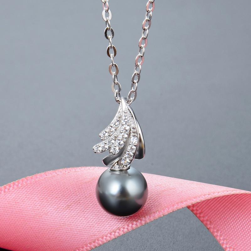 Lindon 925 Sterling Silver Classic Women Necklace Pendant Zircon Fashion Gift