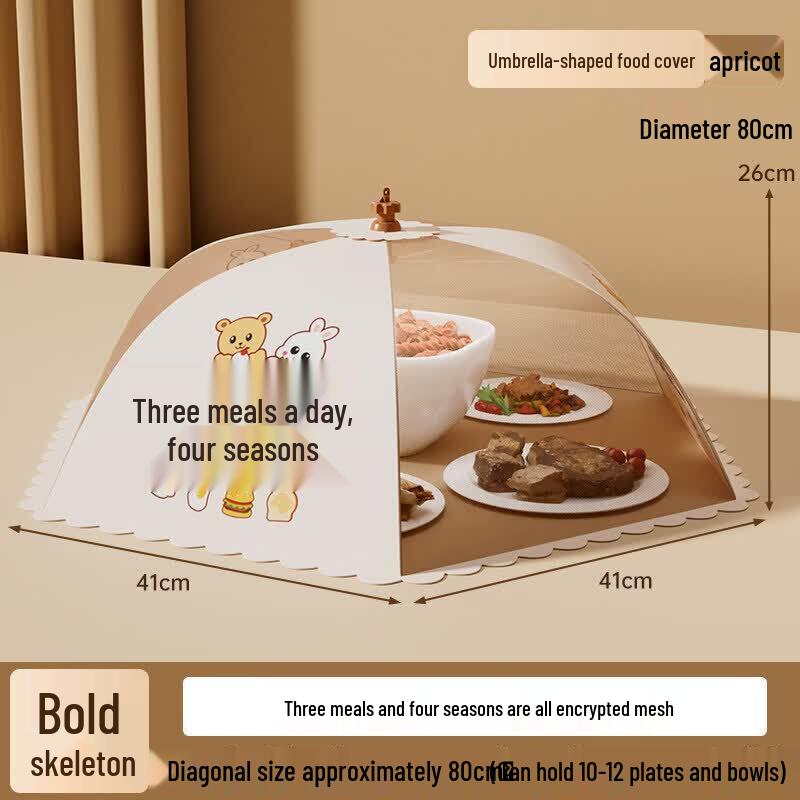 Household Foldable Iron Food Cover