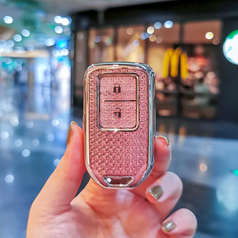Car Key Case Cover Shell For Honda Crv Civic Accord Xrv Vezel Hiroshi Fit Crider Sensing Urv Crider Envix Inspire Avancier