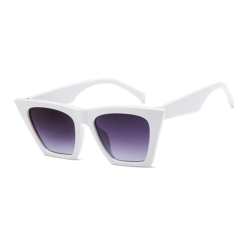 white sunglasses trend