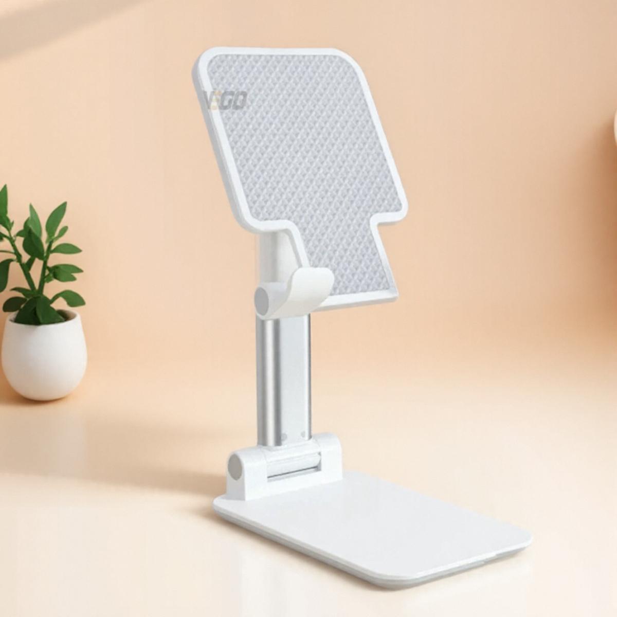 

Портативная регулируемая подставка-держатель для мобильного телефона и планшета, складное настольное крепление для аксессуаров для телефона белый