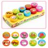 Toy DIY Scrapbooking Round Scrapbook Rubber Stamps Kids Stamp Dinosaur Stamps Cartoon Stamp
