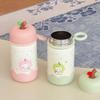 Shuangqi Cute Pink Apple Cat Kids Stainless Steel Water Bottle