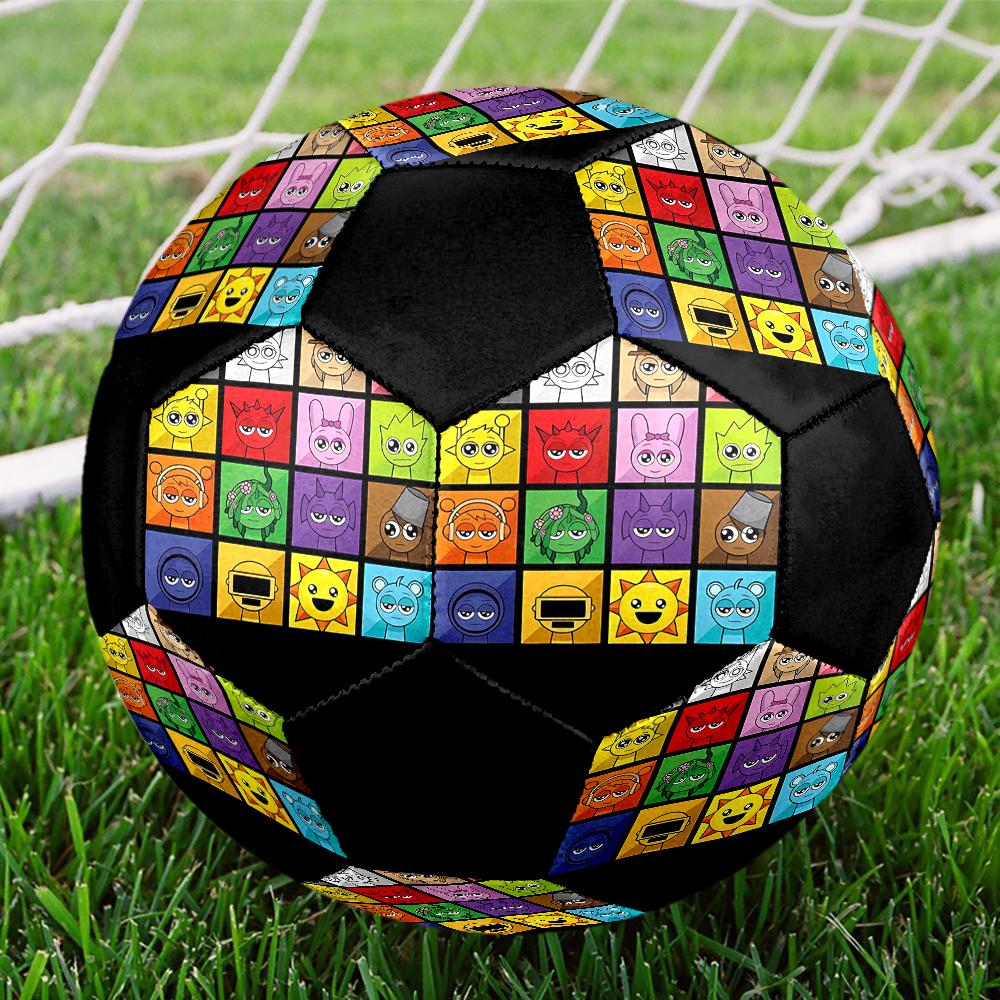 Sprunki Theme Size 5 Soccer Ball, Suitable for Both Indoor and Outdoor Matches, a Gift Suitable for Everyone.