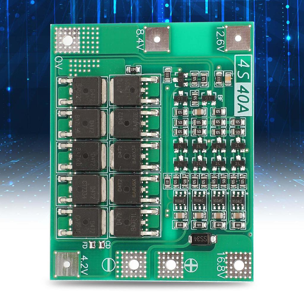 4-String Li ion  Board 40A  16.8V Lithium Battery  Module Enhance Version