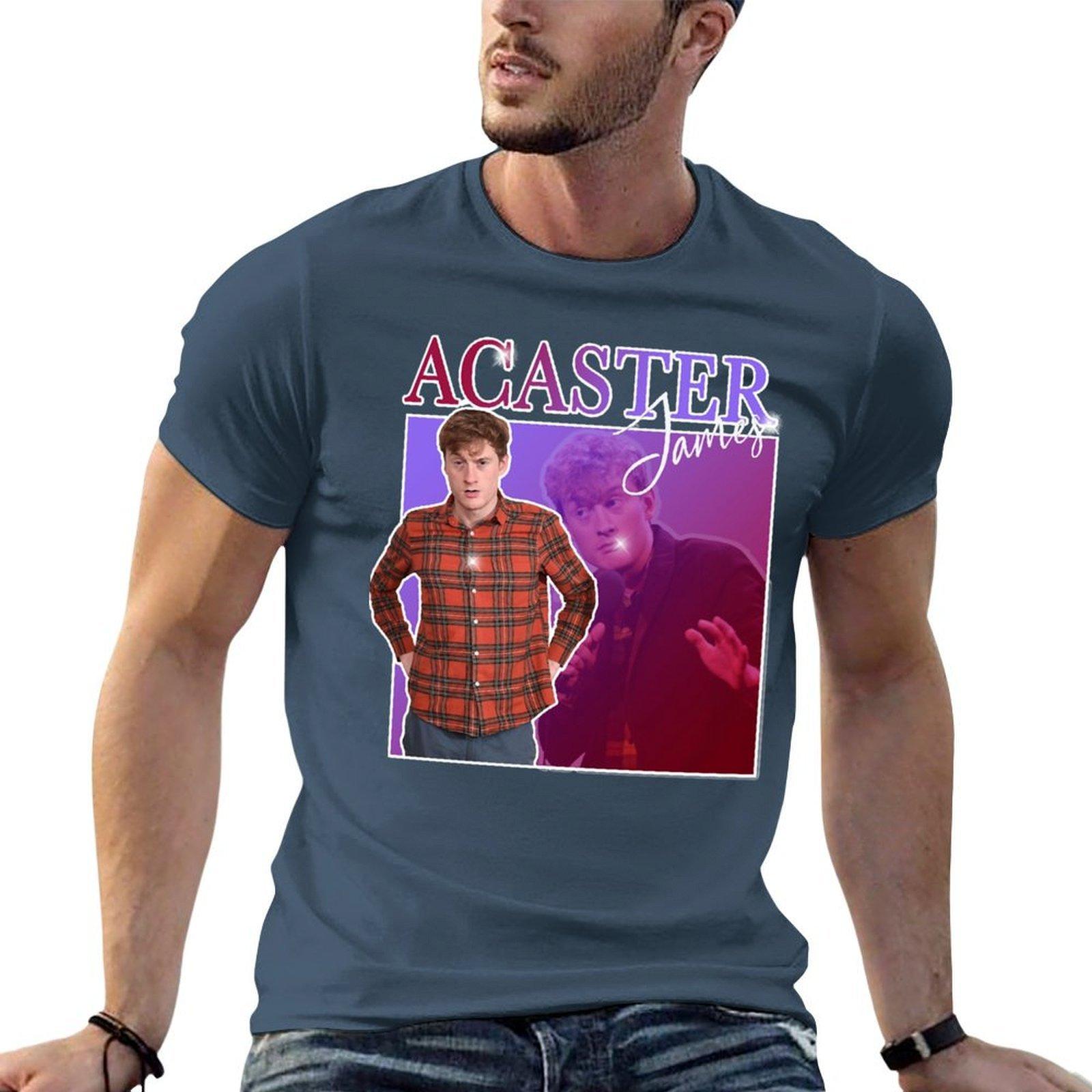Vintage Photograp James Acaster Retro Idol Gifts Fot You Tshirt T Shirt Personalised Cotton T Shirt Unisex Tshirt S