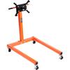 Engine Stand, 1300 LBS Rotating Engine Stand with 360 Degree Adjustable Head, Steel Engine Block Stand with Tray, 4-Caster, 4 Adjustable Arms, for