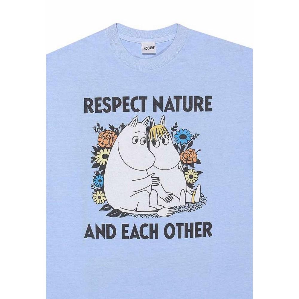 MOOMIN Unisex T-skjorte for voksne med respekt for naturen