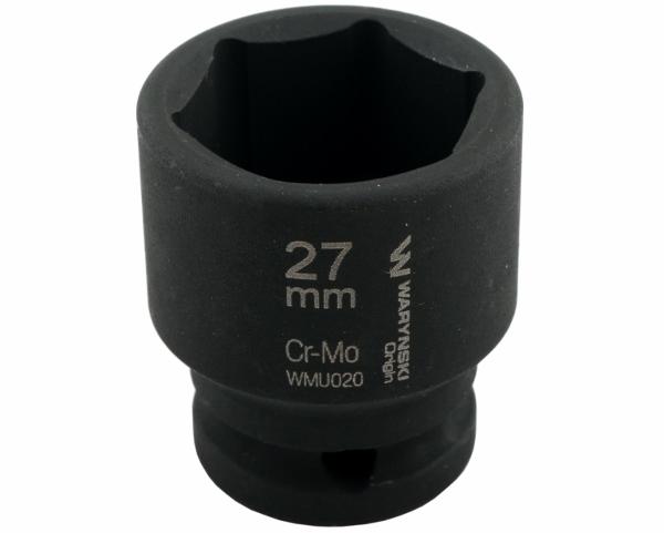 Nasadka Udarowa Sześciokątna 1/2". 27 Mm. Crmo. Din 3129. Waryński