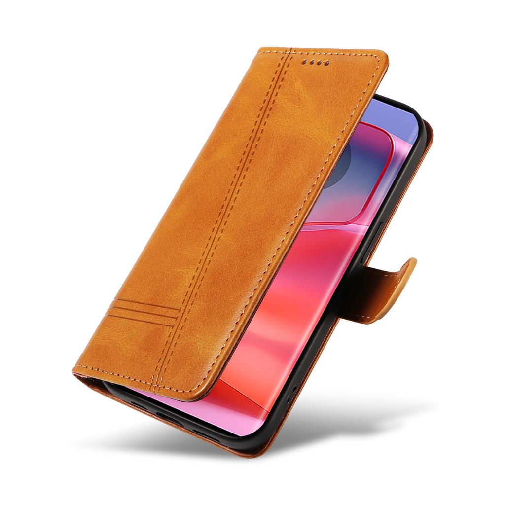 Custodia A Portafoglio In Pelle Per Xiaomi Redmi Note 12 4G - Con Slot Carte, Chiusura Magnetica E Supporto, Nero