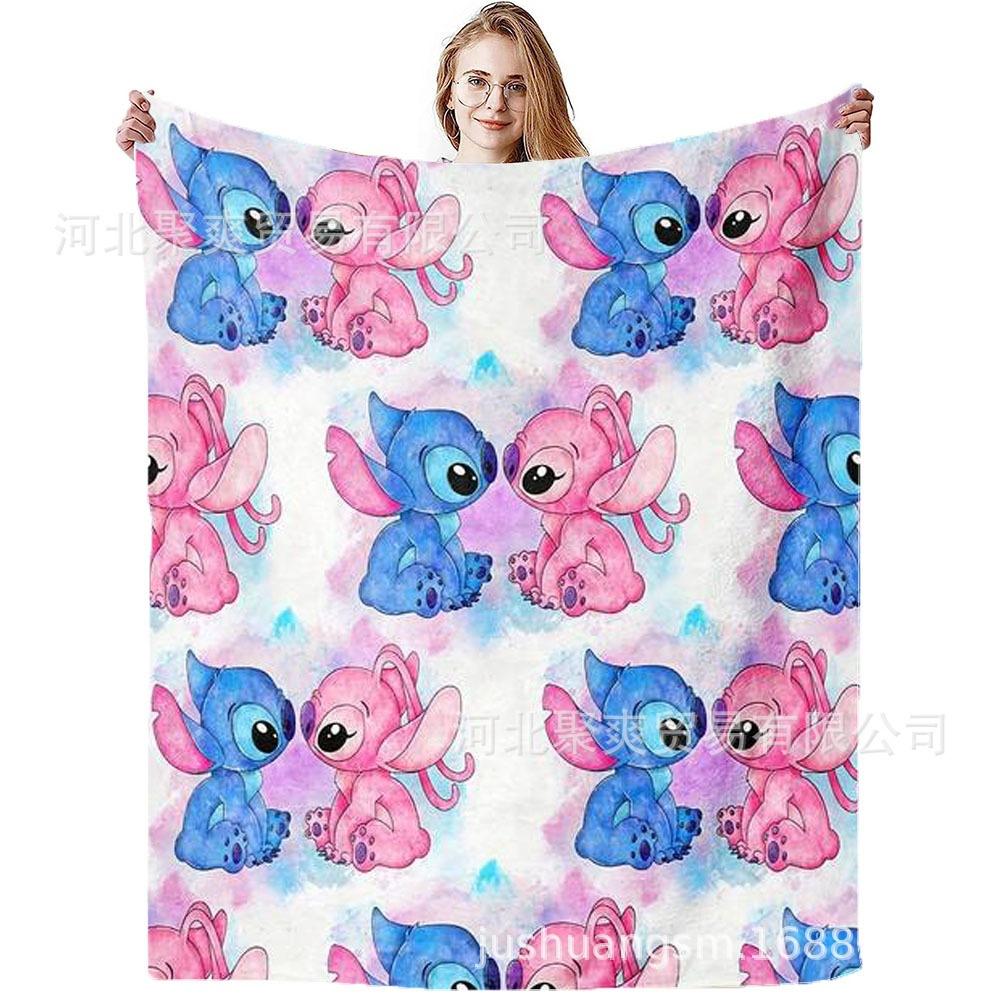 Stitch Flannel Blanket Star Baby Blanket Air Conditioning Blanket Nap Blanket Flannel Blanket Cross Border