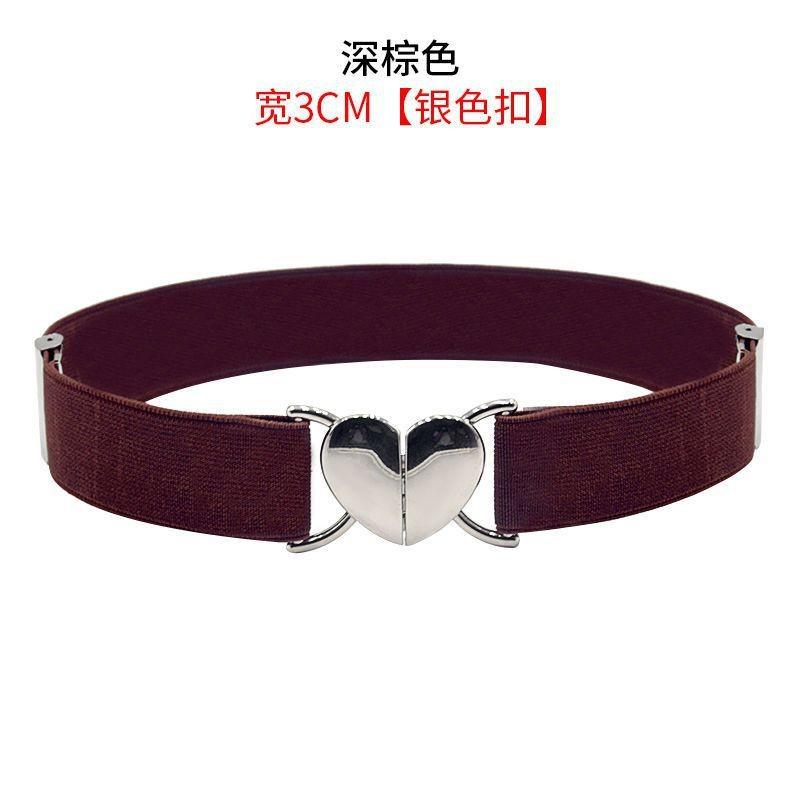 Contemporary Womens Elastic Waist Band With Smooth Buckle Fashionable Design For Occasion Every