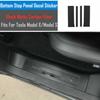 Interior Stickers Center Console Carbon Fiber Look
