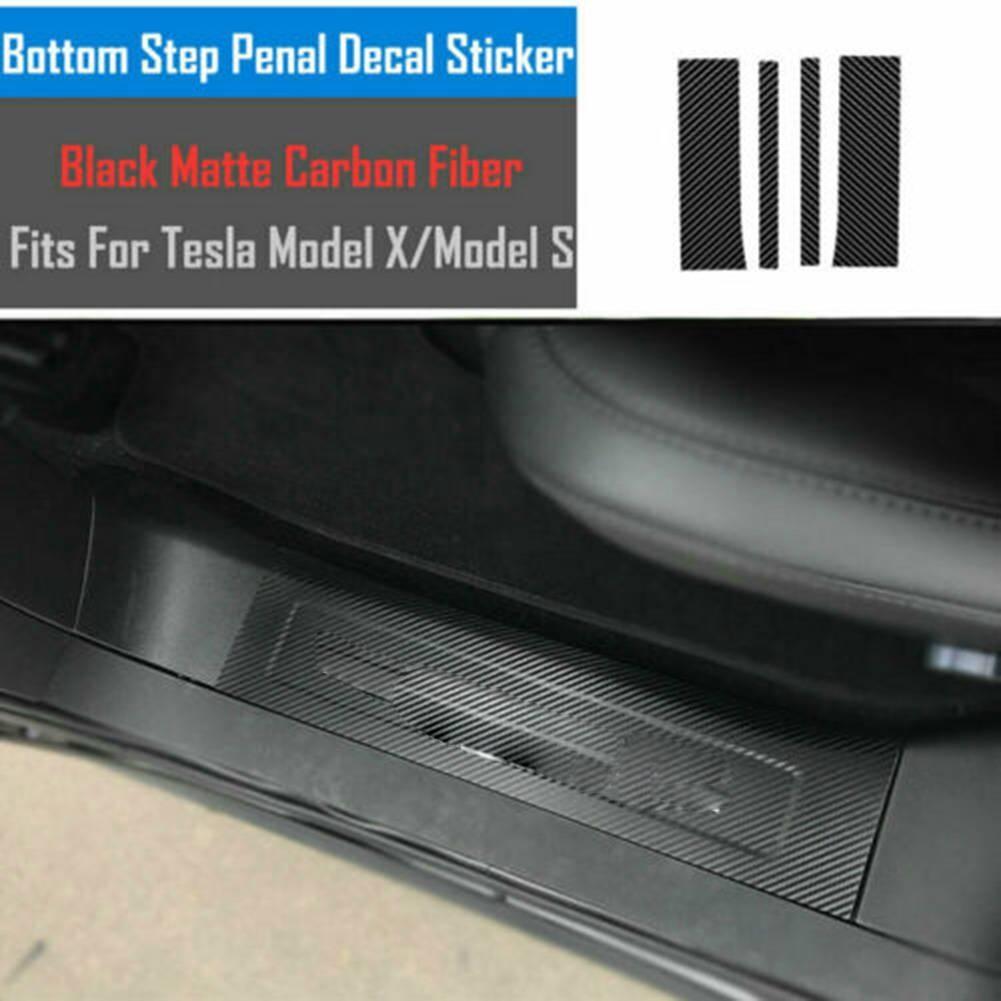 Interior Stickers Center Console Carbon Fiber Look