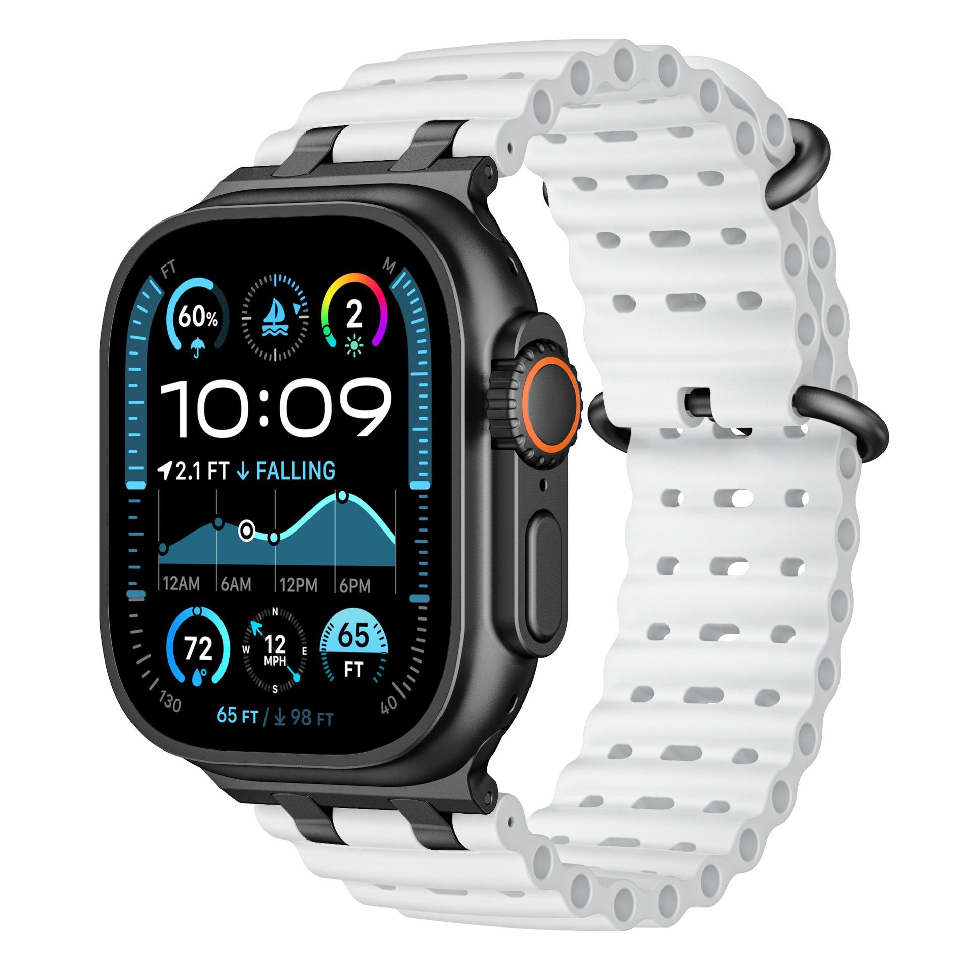 Silikona sporta pulksteņa siksniņa priekš Apple