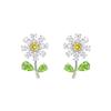 High-End Light Luxury Niche Design Small Flower Stud Earrings 2023 Daisy Earrings Earrings