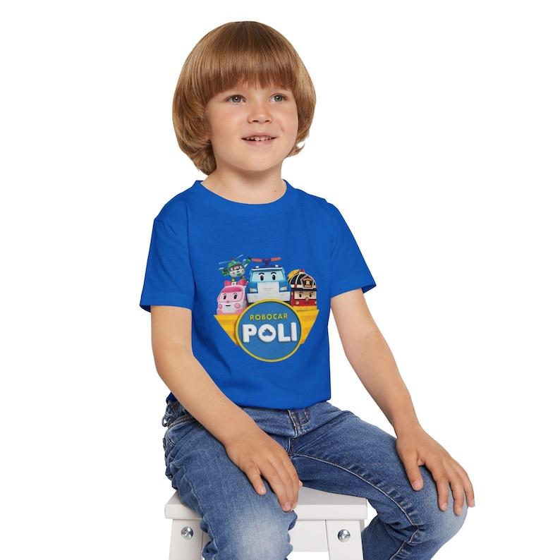 Robocar Poli Toddler Children s T-Shirt: Cartoon Graphic Tee 110