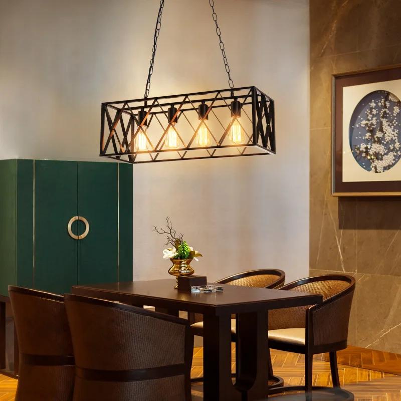 Vintage American Style Chandelier Industrial Attic Restaurant Lighting Chandelier Clothing Store Home Decoration Ceiling Light
