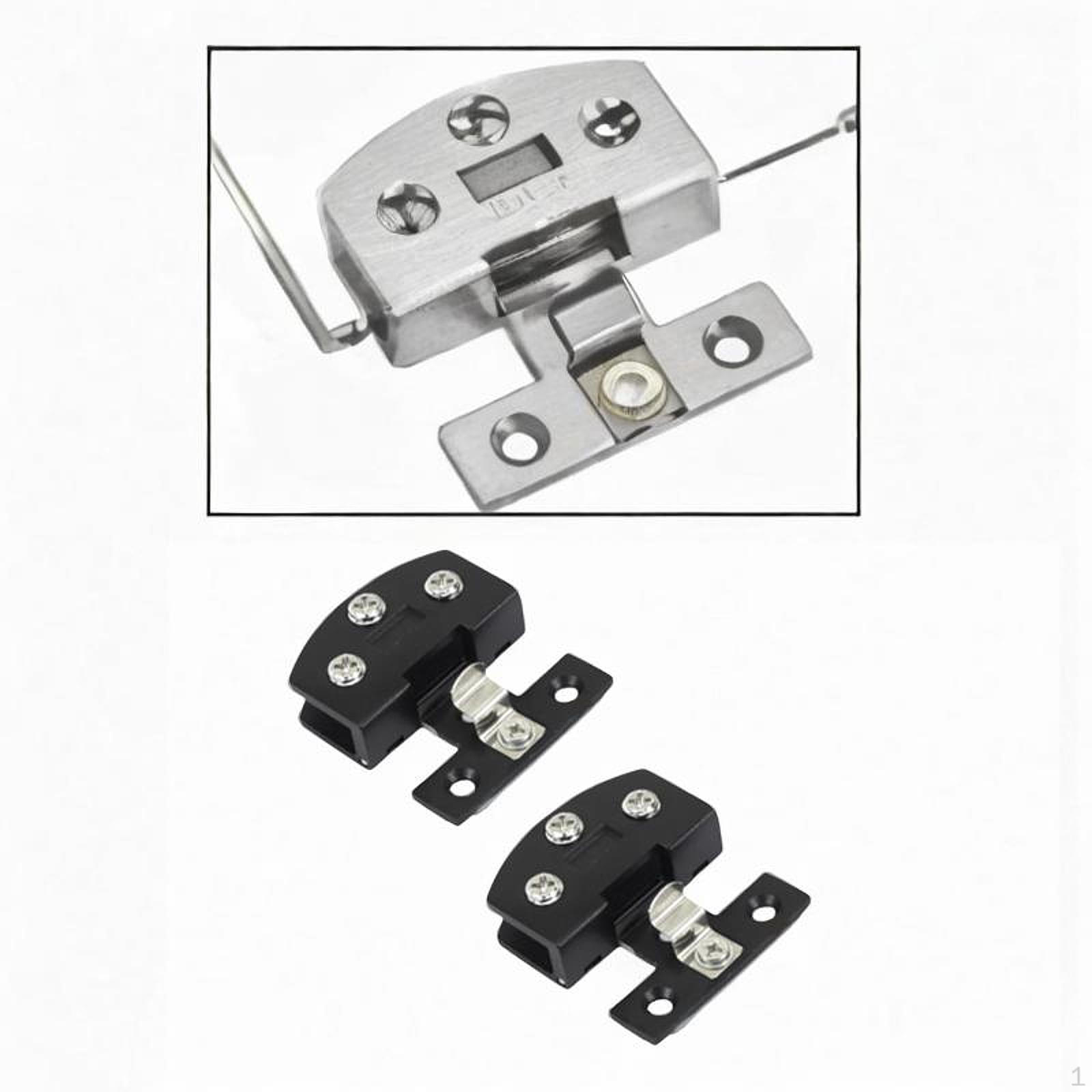 

2 шт. петли для стеклянной двери шкафа, запасная часть, боковые петли 90° для шкафов для домашних животных чёрный