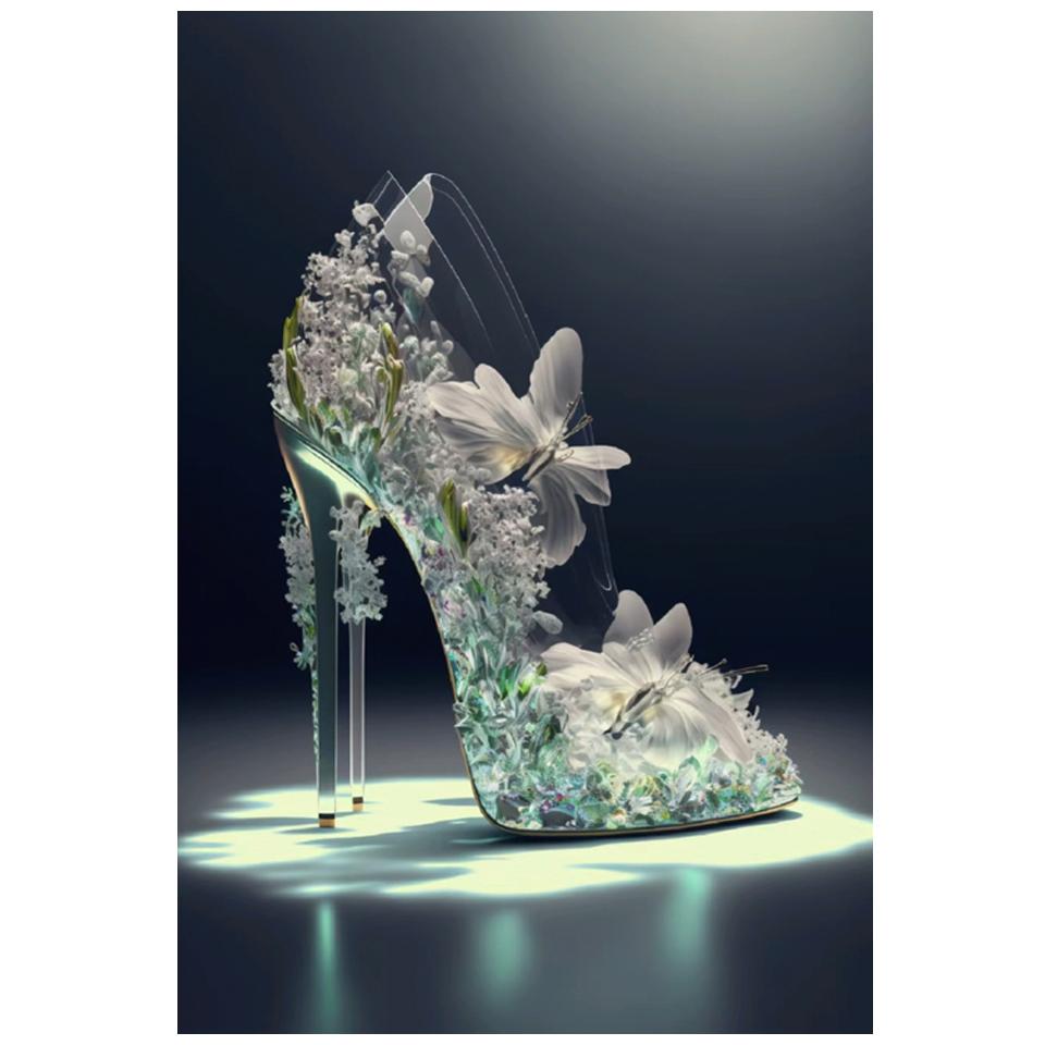 5D DIY Diamond Painting New Arrival High Heel Butterfly Diamond Mosaic Embroidery Cross Stitch Kit Home Decoration Gift