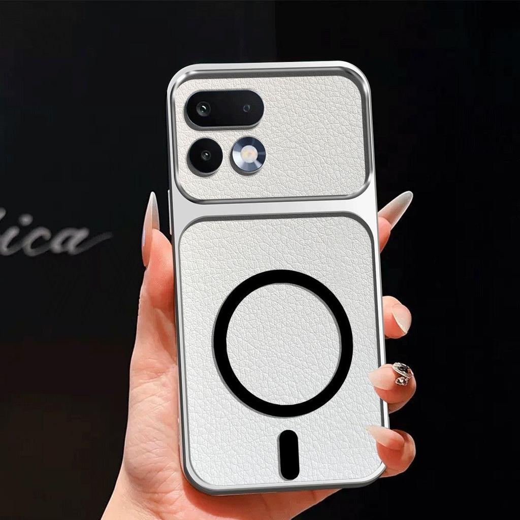 Metallic Finish Magnetic TPU Phone Case for Realme 16T 5G,16 Pro 5G,16 Pro+ 5G Shockproof Matte Soft Cover