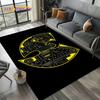 3D Wu T-TANG Clans Hip Hop Sign Rap Carpet Rug for Bedroom Living Room Home Sofa Decoration,Children Play Large Decor Floor Mat