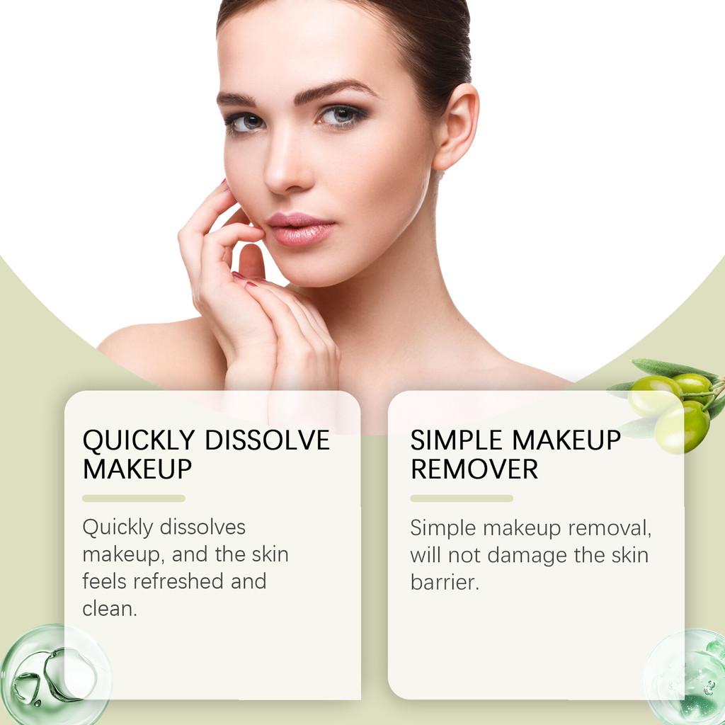 Hoygi Sanftes Reinigungs-Make-up-Entferneröl zur Tiefenreinigung von Gesicht und Lippen 100ml