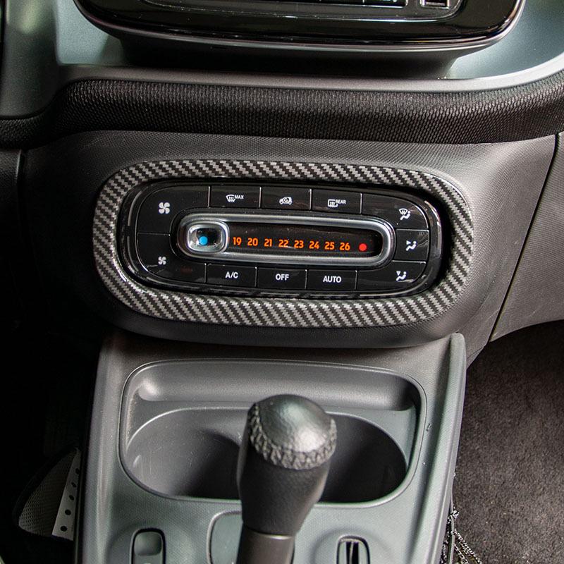Air Panel Decoration Frame Car Stickers For Smart 453 Fortwo Forfour Interior Accessories Styling Trim Cover
