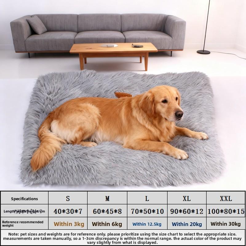 Pet Dog Bed Large Removable Washable Plush For Indoor Use