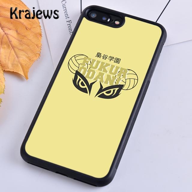 Krajews Haikyuu!! Volleyball Team Logo Phone Case For iPhone 14 5s SE 6s 7 8 plus X XR XS 11 12 13 pro max Samsung S21 S22 ultra