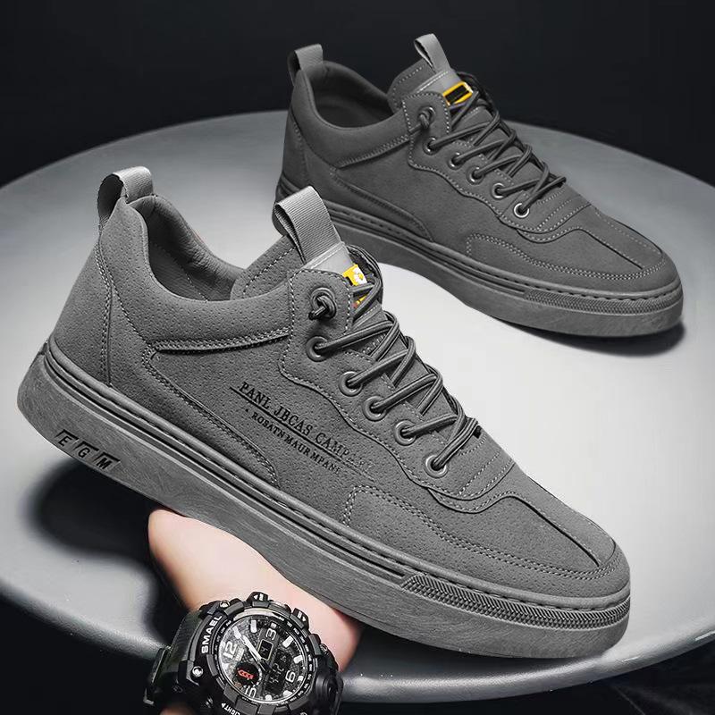 Men's Shoes Spring Labor Protection Waterproof Versatile Casual Work Shoes Thick Soled Men's Board Shoes 2025 New Edition