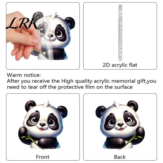 Holiday Gift for Panda Lovers Advent Calendars 2026, 2D Acrylic Cute Hanging Ornaments Animal Xmas Tree, 24 Days Christmas Countdown Calendar,