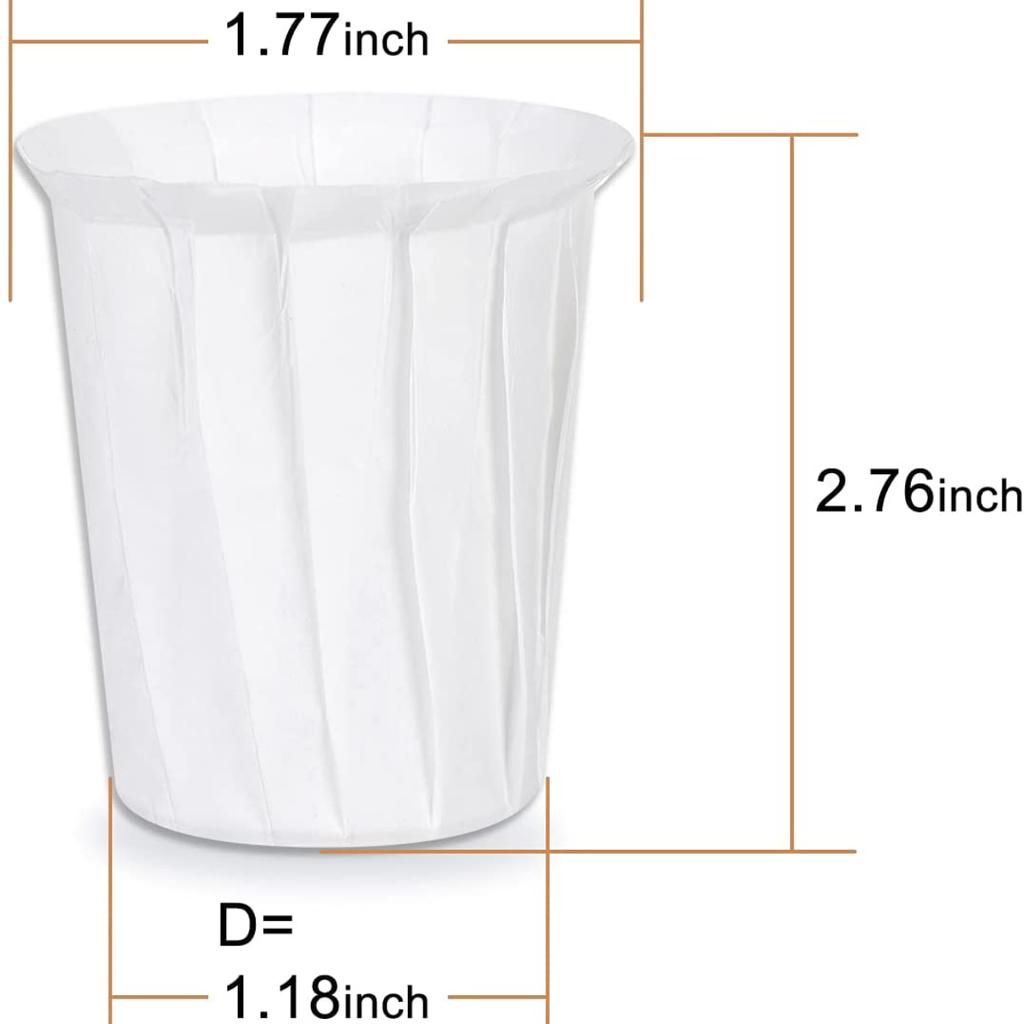 i Cafilas [FP] Disposable Paper Coffee Filters Cups Compatible for K Series Pods Coffee Machine(100 Filters) (White Wood)