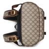 Gucci Ophidia GG Supreme Canvas Web Stripe Flap Backpack With Gold Double G Logo For Unisex Luxury Daily Use