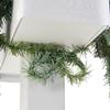 43.5 Inch Christmas Garland Artificial Pine Needle Mailbox Swag Wreath Winter Festival Front Door Wall Window Decoration