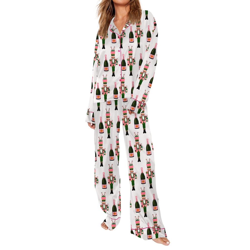 Women's Casual Fashion Stretch Printed Pajamas Adults