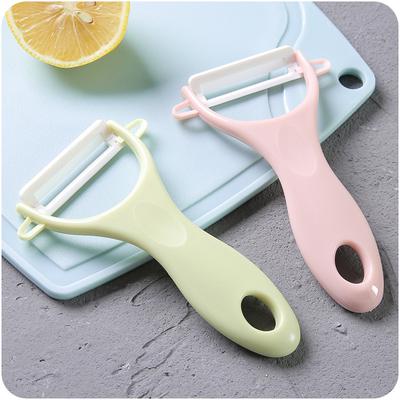 Keramikimitation Fruktknivset 3-delars Skärbräda Skärbräda Melon- och Fruktkniv 3-delars Babymatskniv Skalkniv