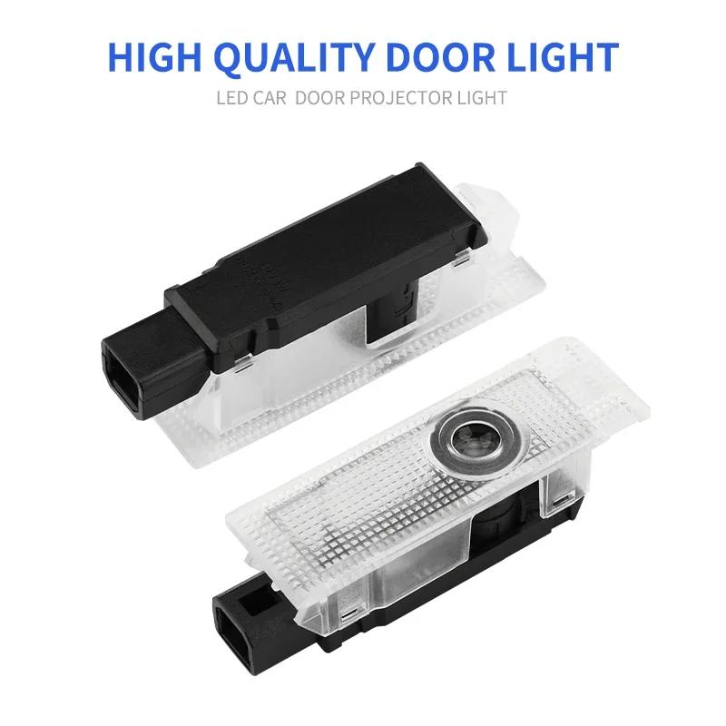 2Pcs Fashion LED Car Door Welcome Light Logo Projector for Alfa Romeo Spider Giulia Giulietta 147 156 159 Mito Stelvio GT Spider