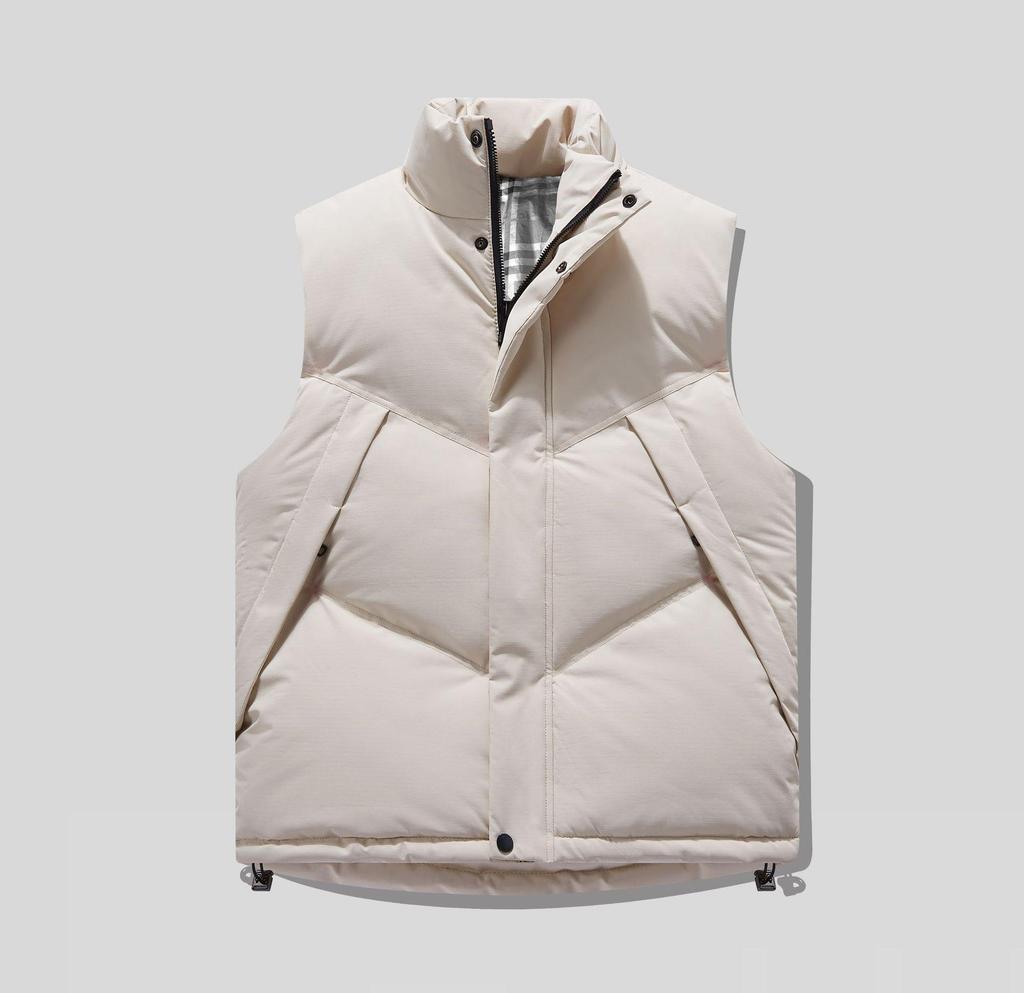 Men's Autumn/Winter Warm Down Cotton Vest - Cross-European Size