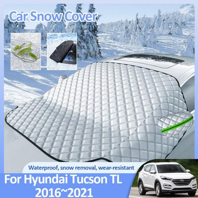 Zimní sněhové pokrývky pro Hyundai Tucson TL N-Line SE 2016~2024 Čelní skla auta Ochrana proti námraze Exteriérové ​​příslušenství pro auto