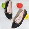 Glossy Flat Single Shoes Pointed Toe Flat Flat Heel Non-slip Comfortable Single Shoes Women's Shoes for Work and Work
