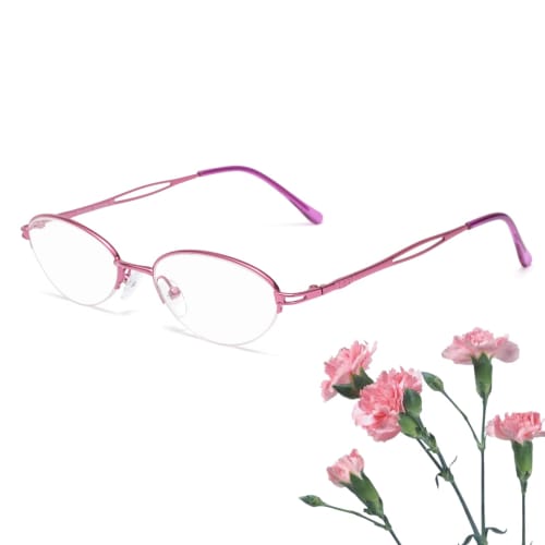 

Soarea Women s Stylish Blue Light Blocking Reading Glasses with Thin Frame (+2.0 Power, Purple)